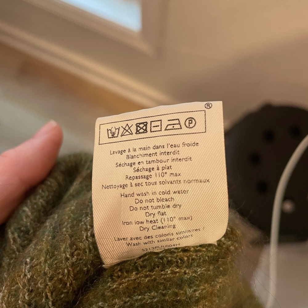 Sezane Trudy Jumper—Olive Green—Small - Picture 8 of 8